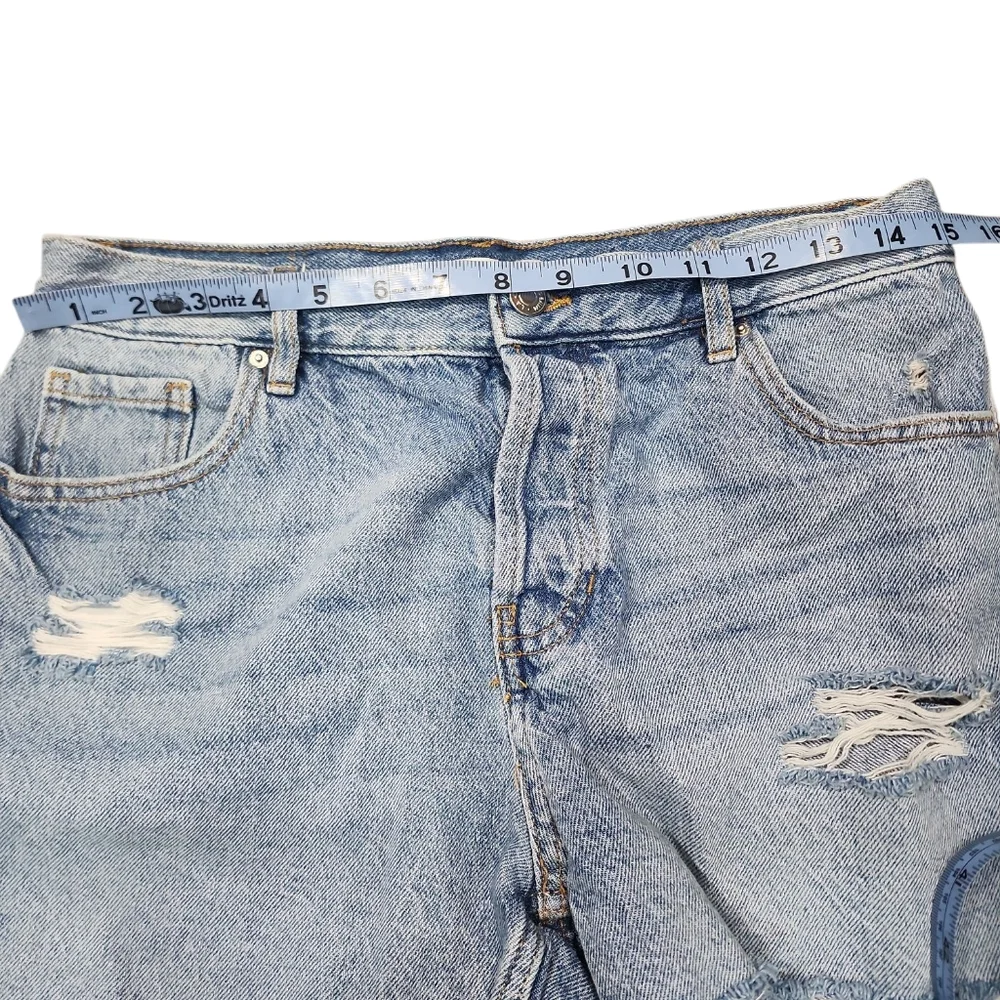 PacSun Vintage Cut Off Blue Denim Shorts. 27 - Picture 10 of 11